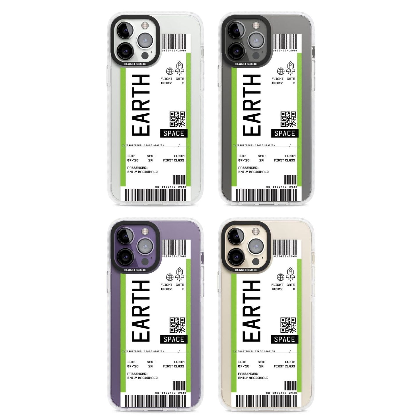 Personalised Earth Travel Ticket