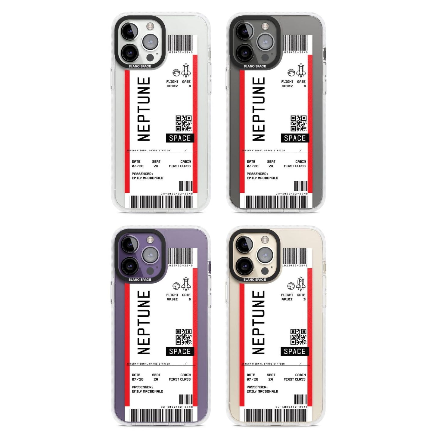 Personalisierte Neptune-Reisekarte