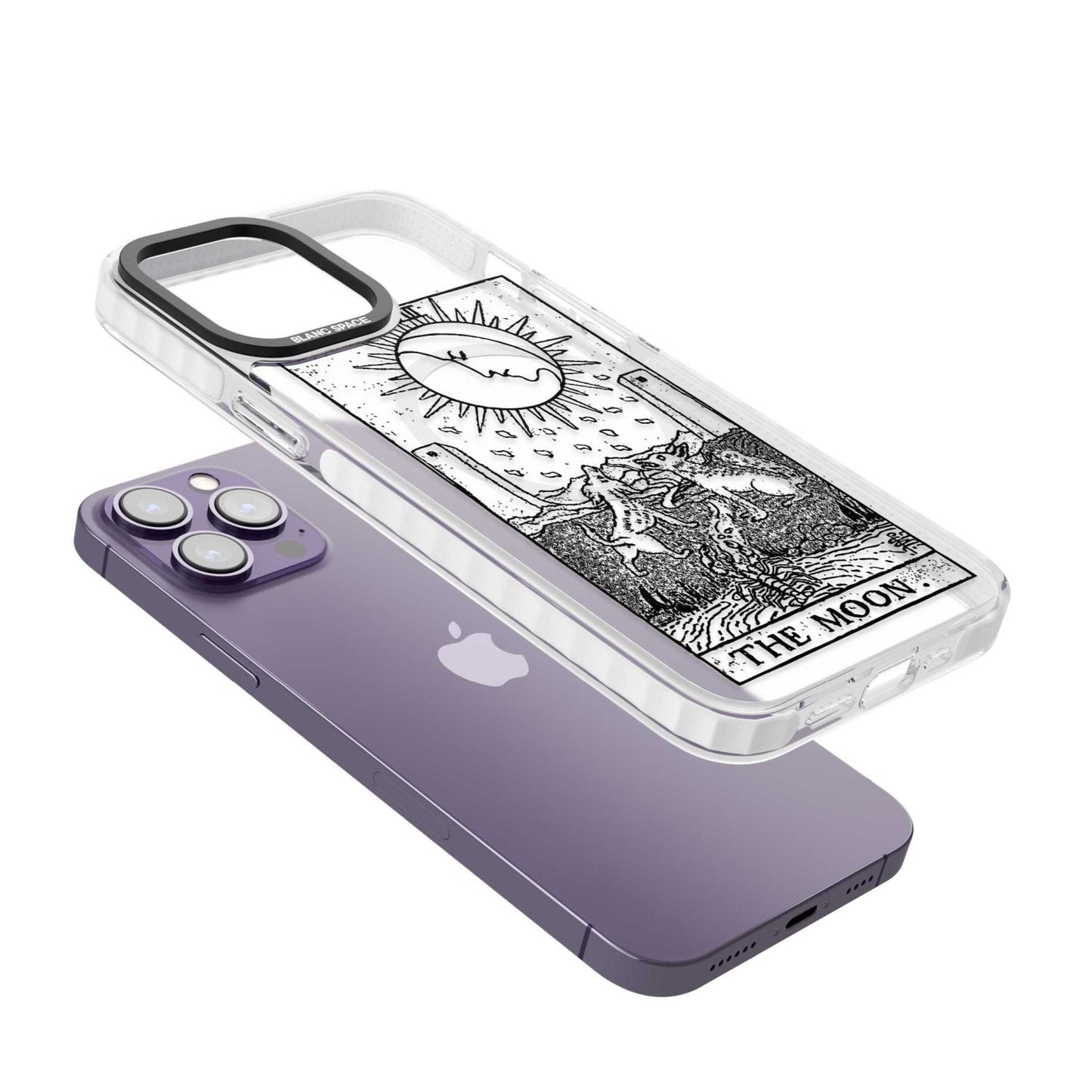 Personalised The Moon Tarot Card (Clear)