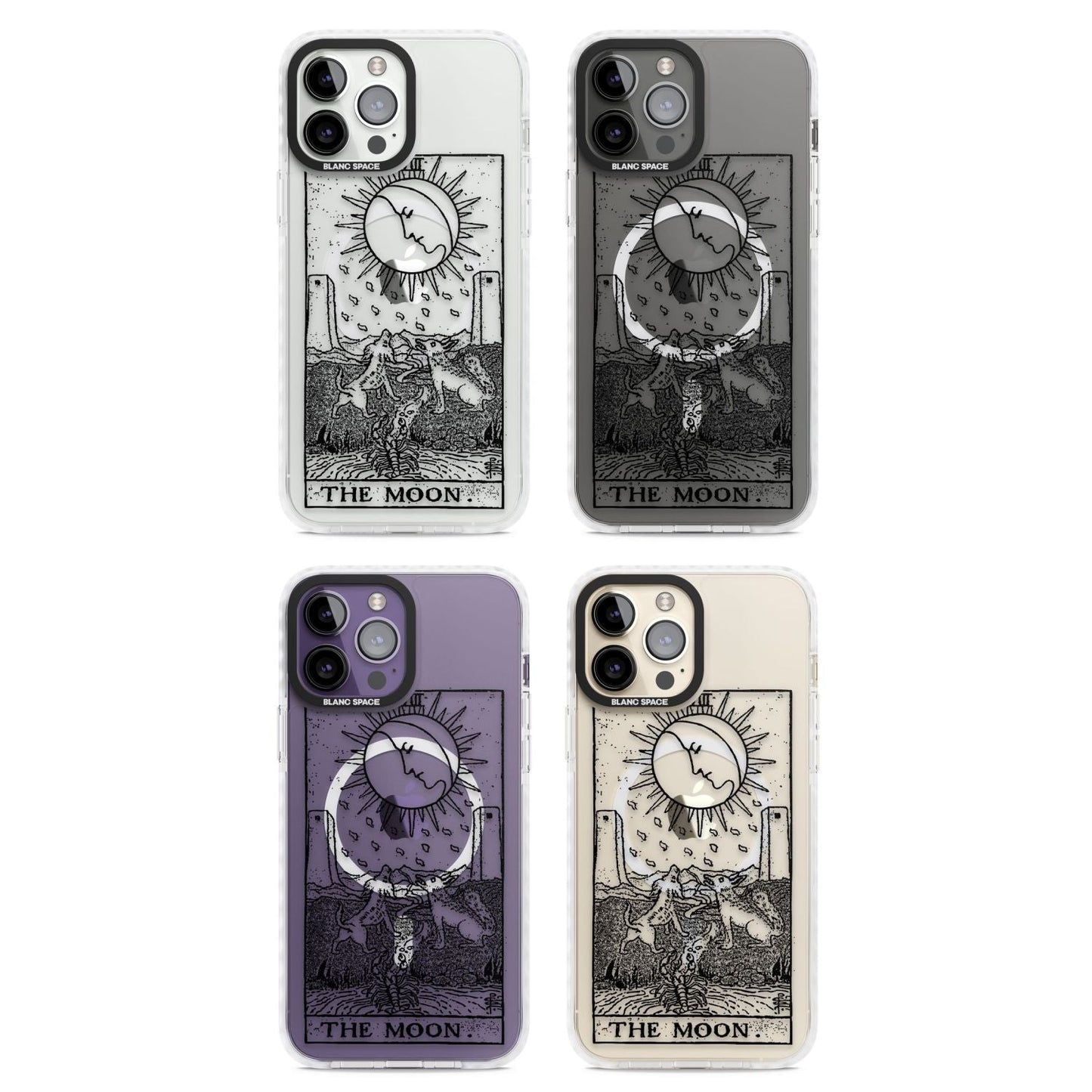 Personalised The Moon Tarot Card (Clear)