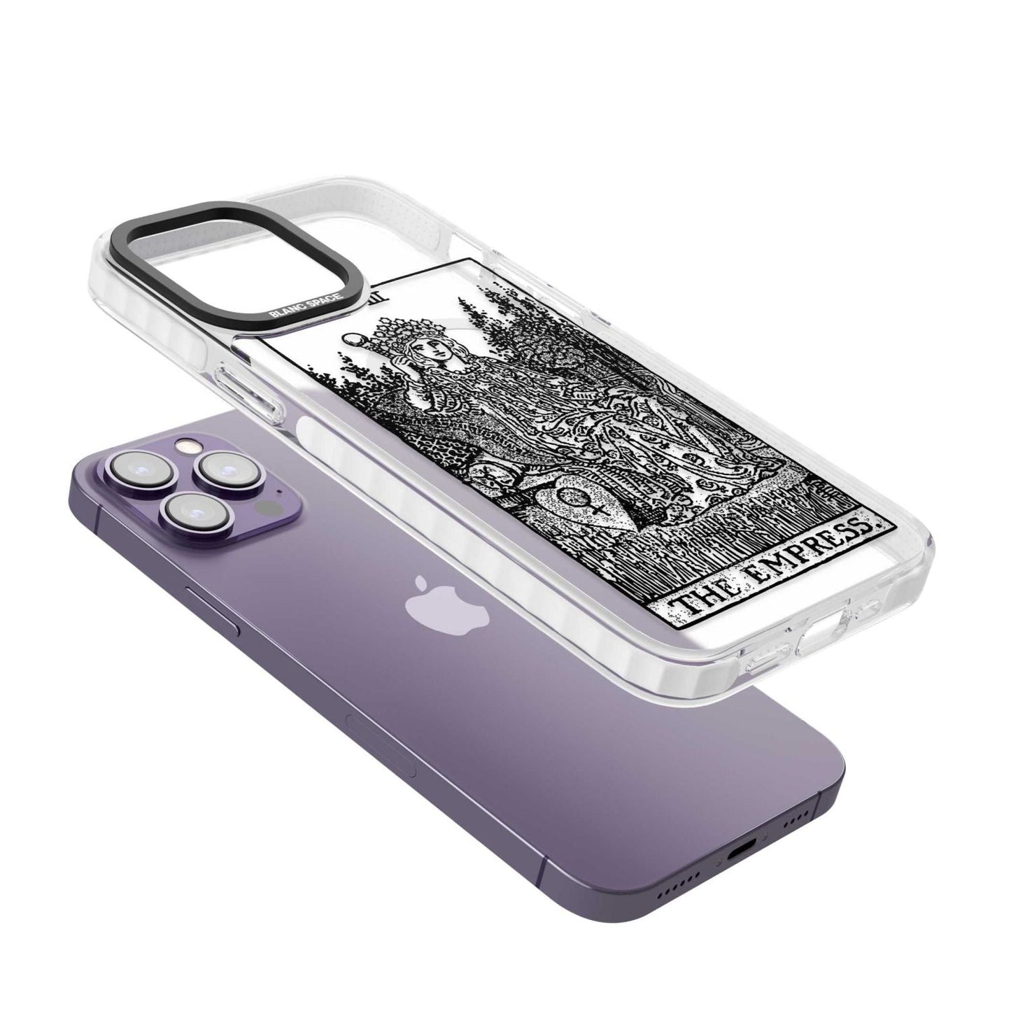 Personalisierte Tarotkarte „Die Kaiserin“ (Transparent)