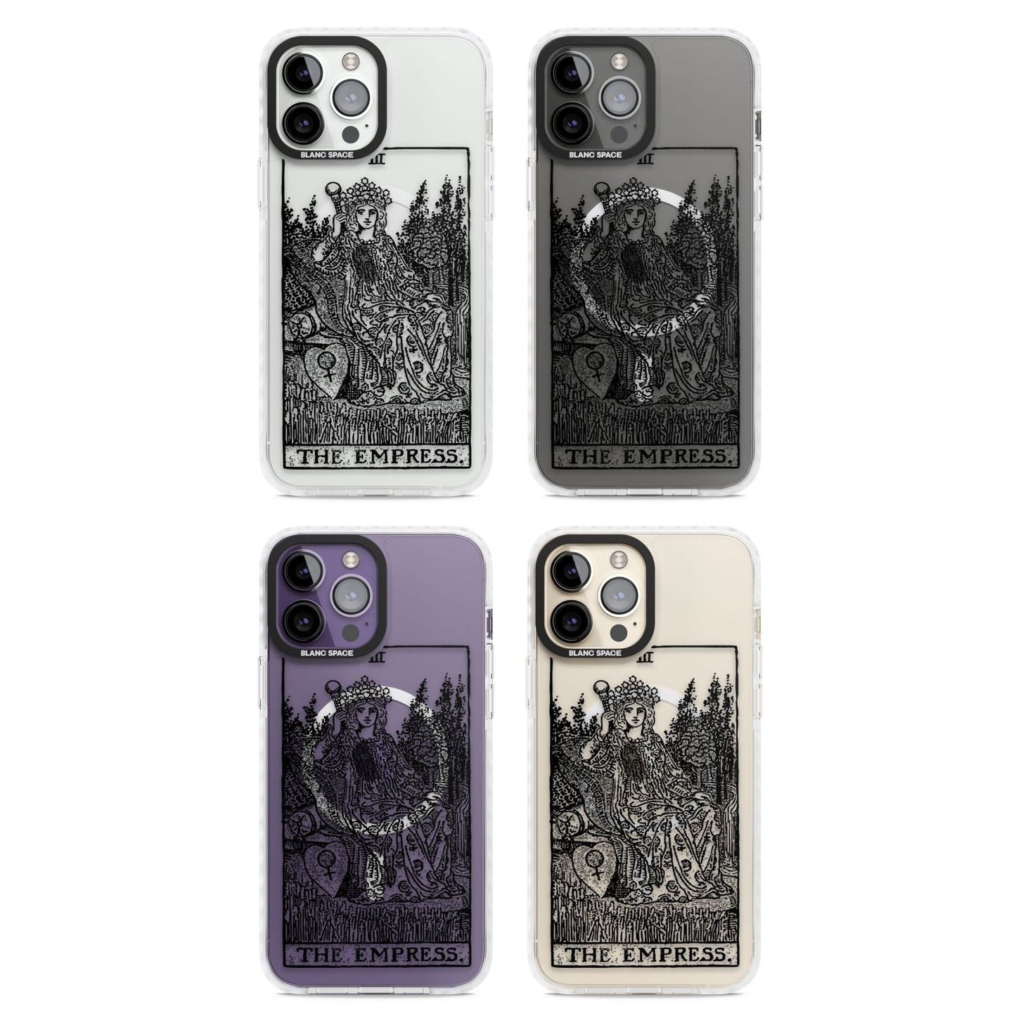 Personalisierte Tarotkarte „Die Kaiserin“ (Transparent)