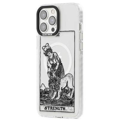 Personalisierte Stärke-Tarotkarte (Transparent)