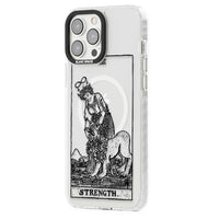 Personalisierte Stärke-Tarotkarte (Transparent)