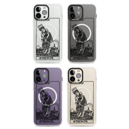 Personalisierte Stärke-Tarotkarte (Transparent)