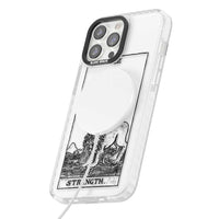 Personalisierte Stärke-Tarotkarte (Transparent)