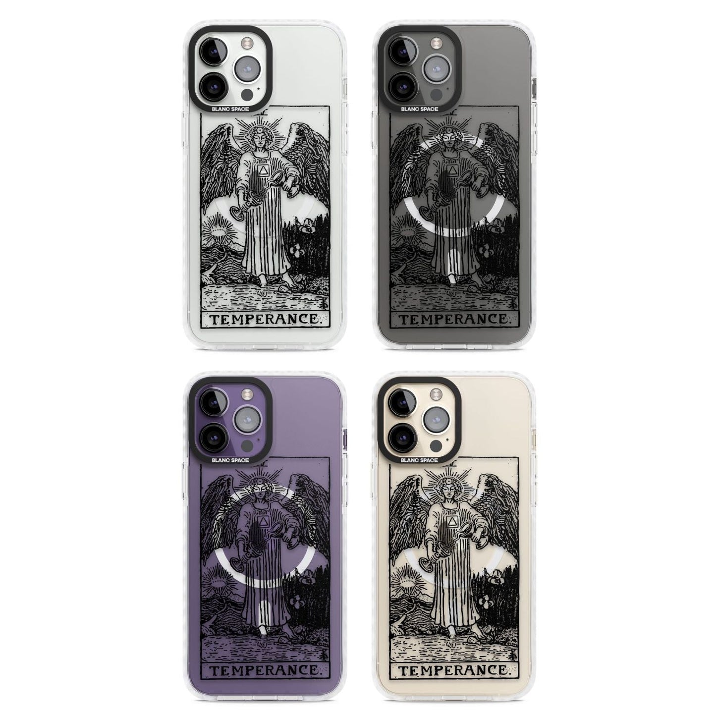 Personalisierte Temperanz-Tarotkarte (Transparent)