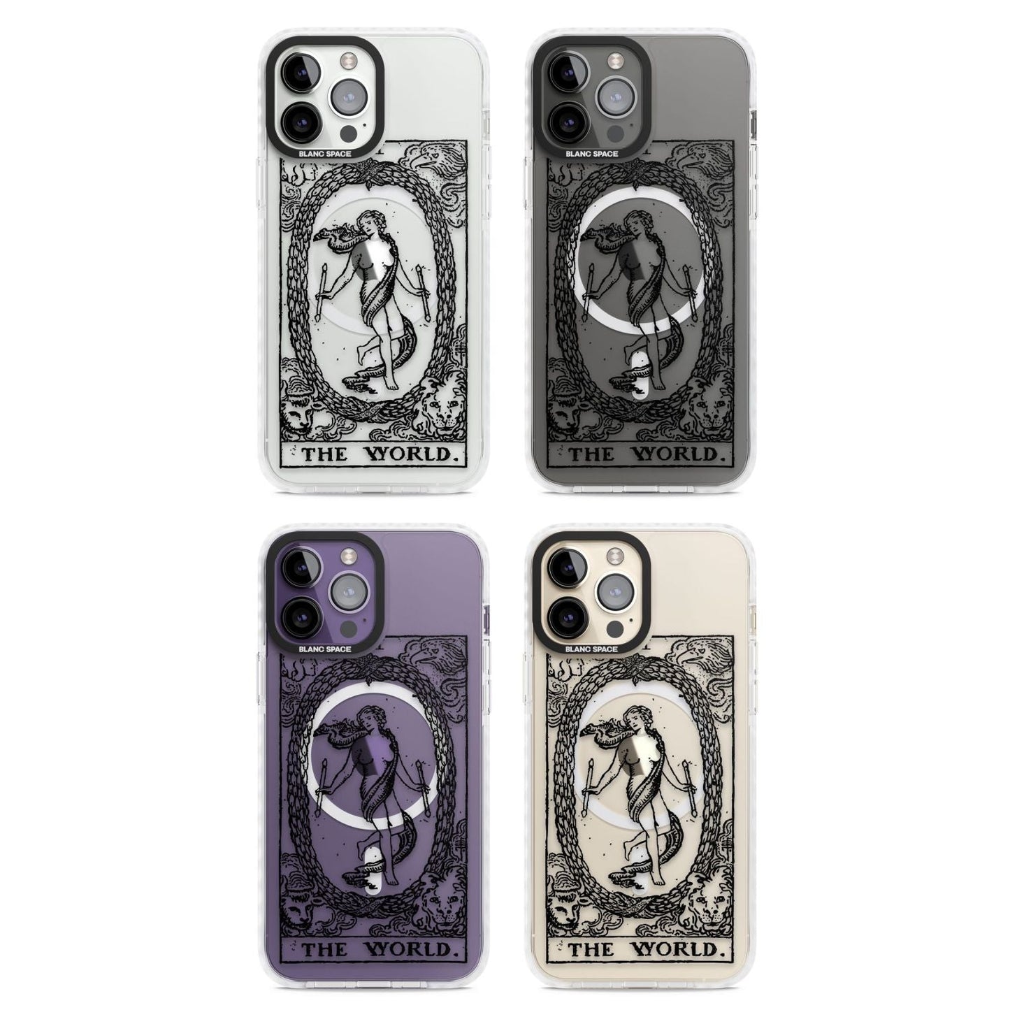 Personalisierte Welt-Tarotkarte (Transparent)