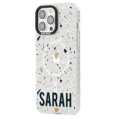 Personalised Terrazzo Blue, Pink, Brown