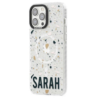 Personalised Terrazzo Blue, Pink, Brown