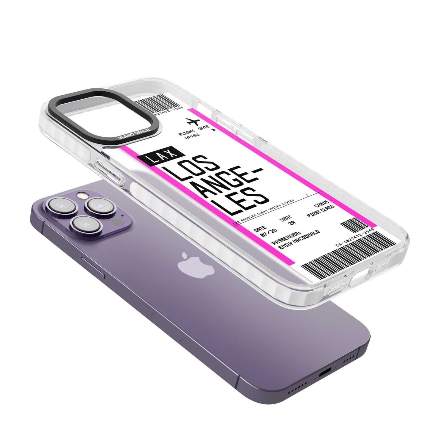 Personalisierte Bordkarte für Los Angeles