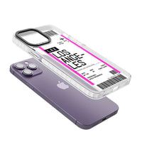 Personalisierte Bordkarte für Los Angeles