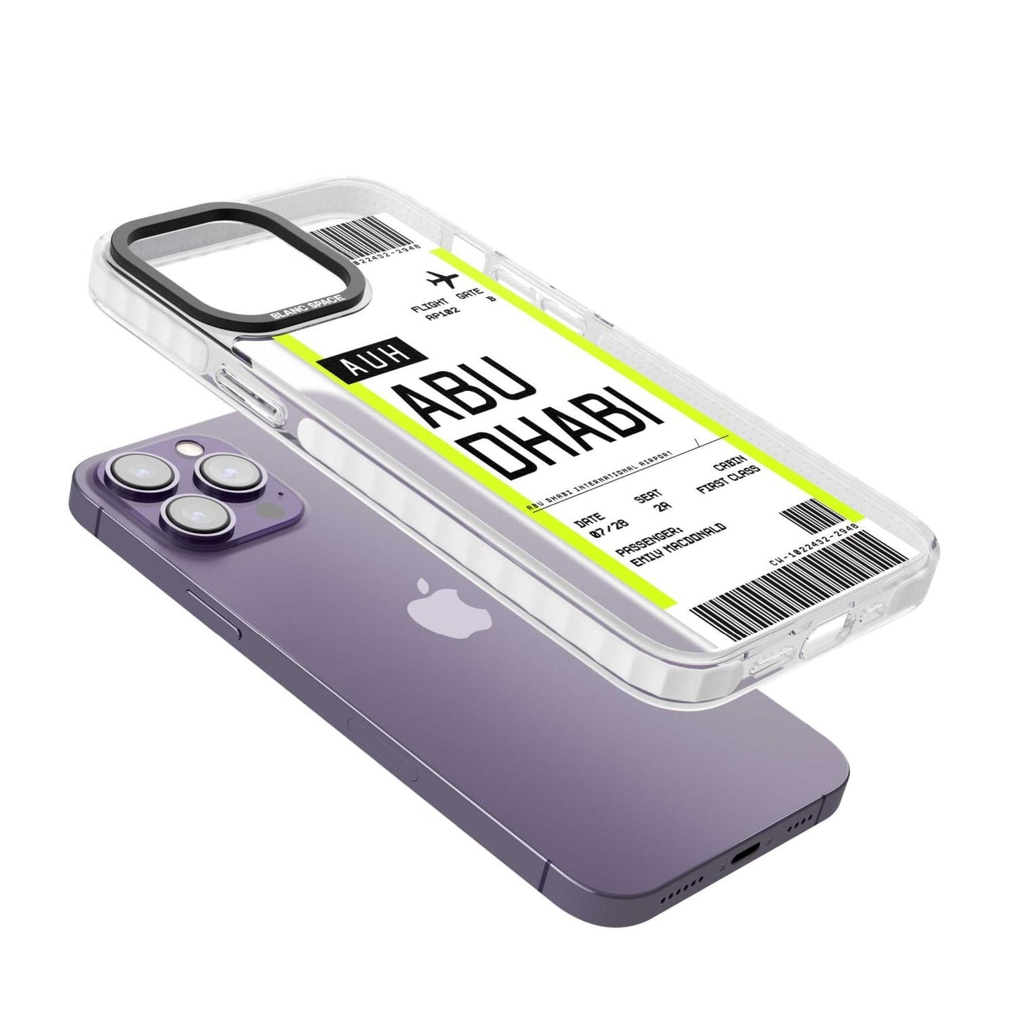 Personalised Abu Dhabi Boarding Pass