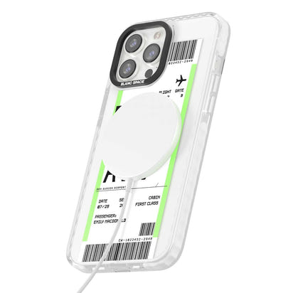 Personalisierte Bordkarte für Tel Aviv