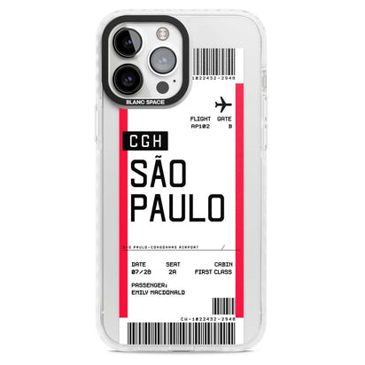 Personalisierte Bordkarte für São Paulo
