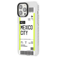 Carte d'embarquement personnalisée pour Mexico