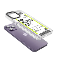 Carte d'embarquement personnalisée pour Mexico