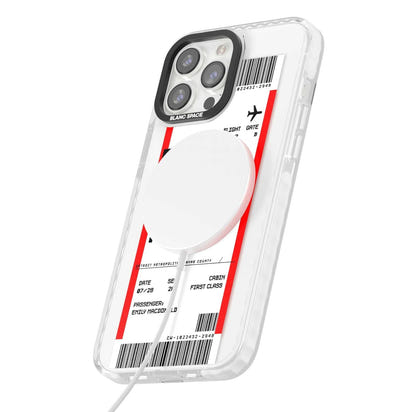 Carte d'embarquement personnalisée pour Détroit