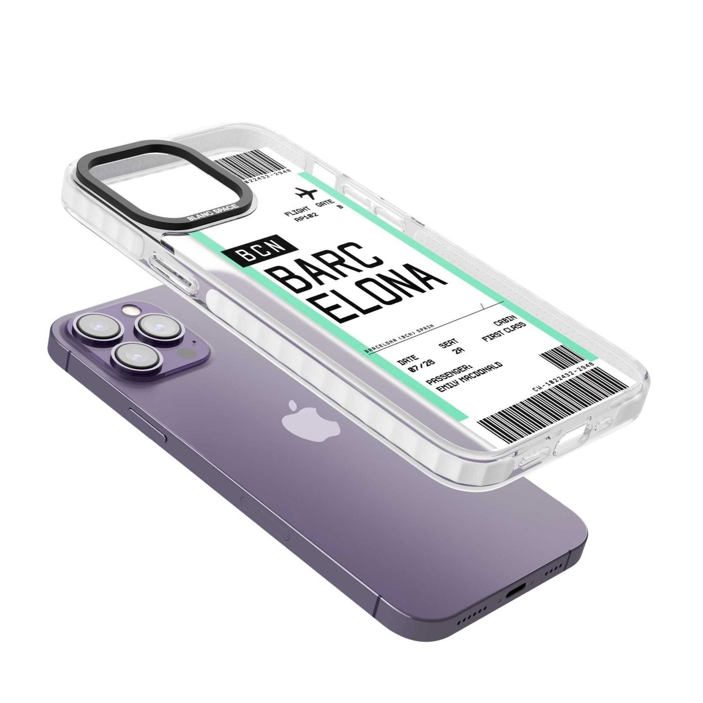 Personalised Barcelona Boarding Pass