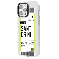 Personalisierte Bordkarte für Santorini