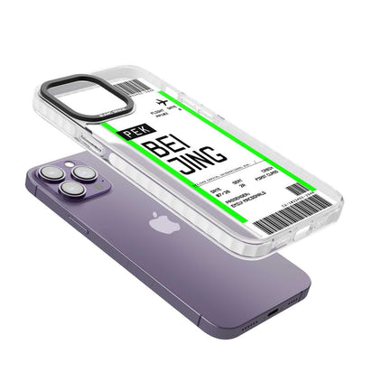 Carte d'embarquement personnalisée pour Pékin