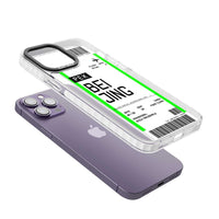 Carte d'embarquement personnalisée pour Pékin