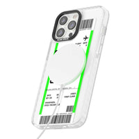 Carte d'embarquement personnalisée pour Pékin