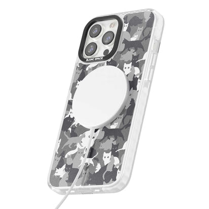 Dunkelgraue Katzentarnung