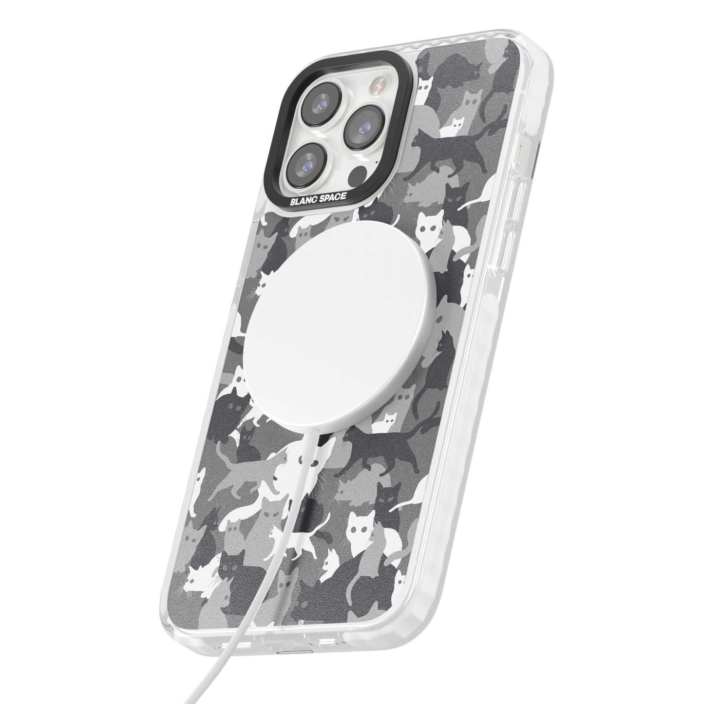 Dunkelgraue Katzentarnung