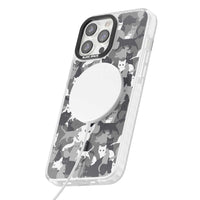 Dunkelgraue Katzentarnung