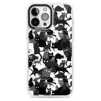 Black & White Cat Camouflage