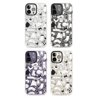 Cartoon Cat Collage Black & White