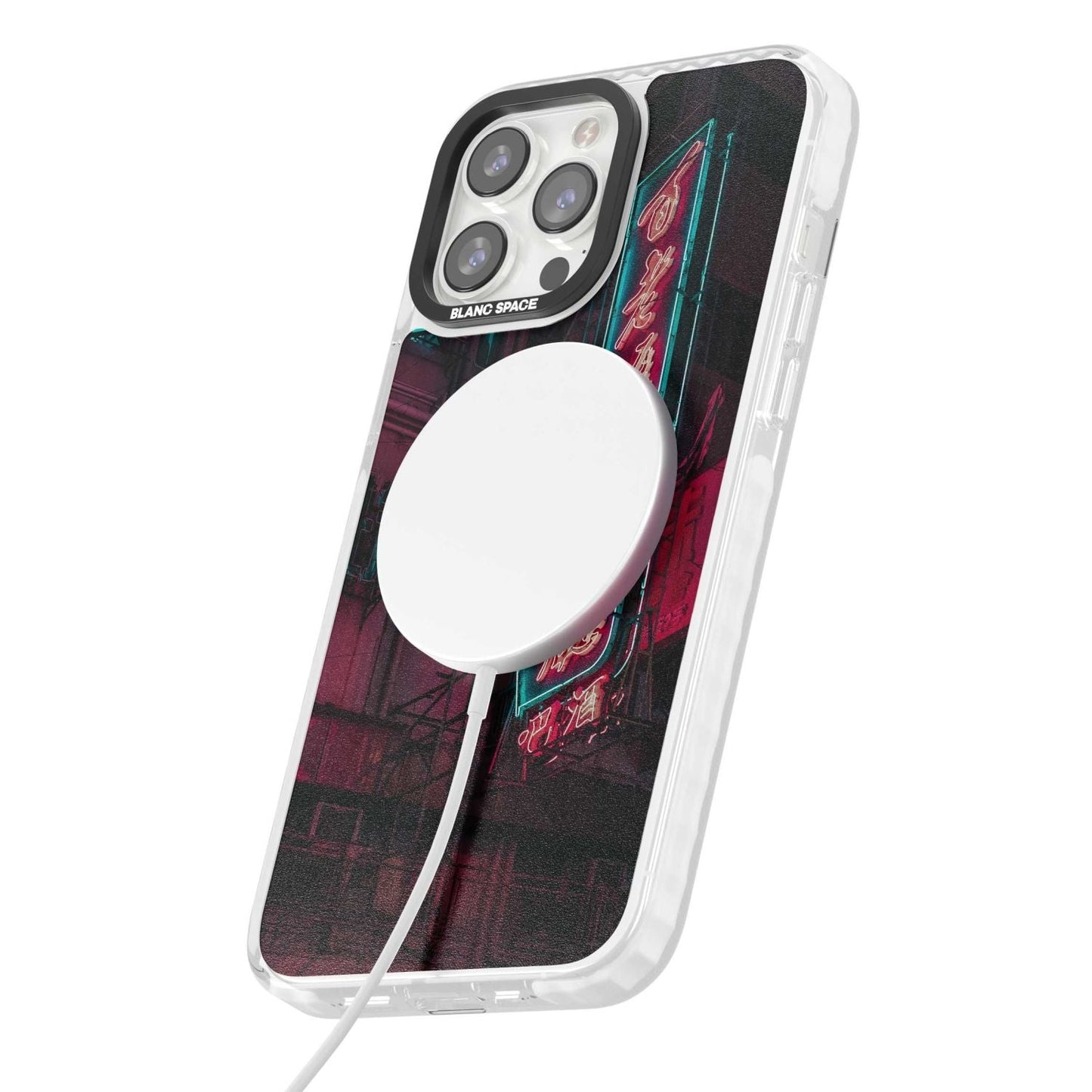 Neon-Kanji-Stadtbild