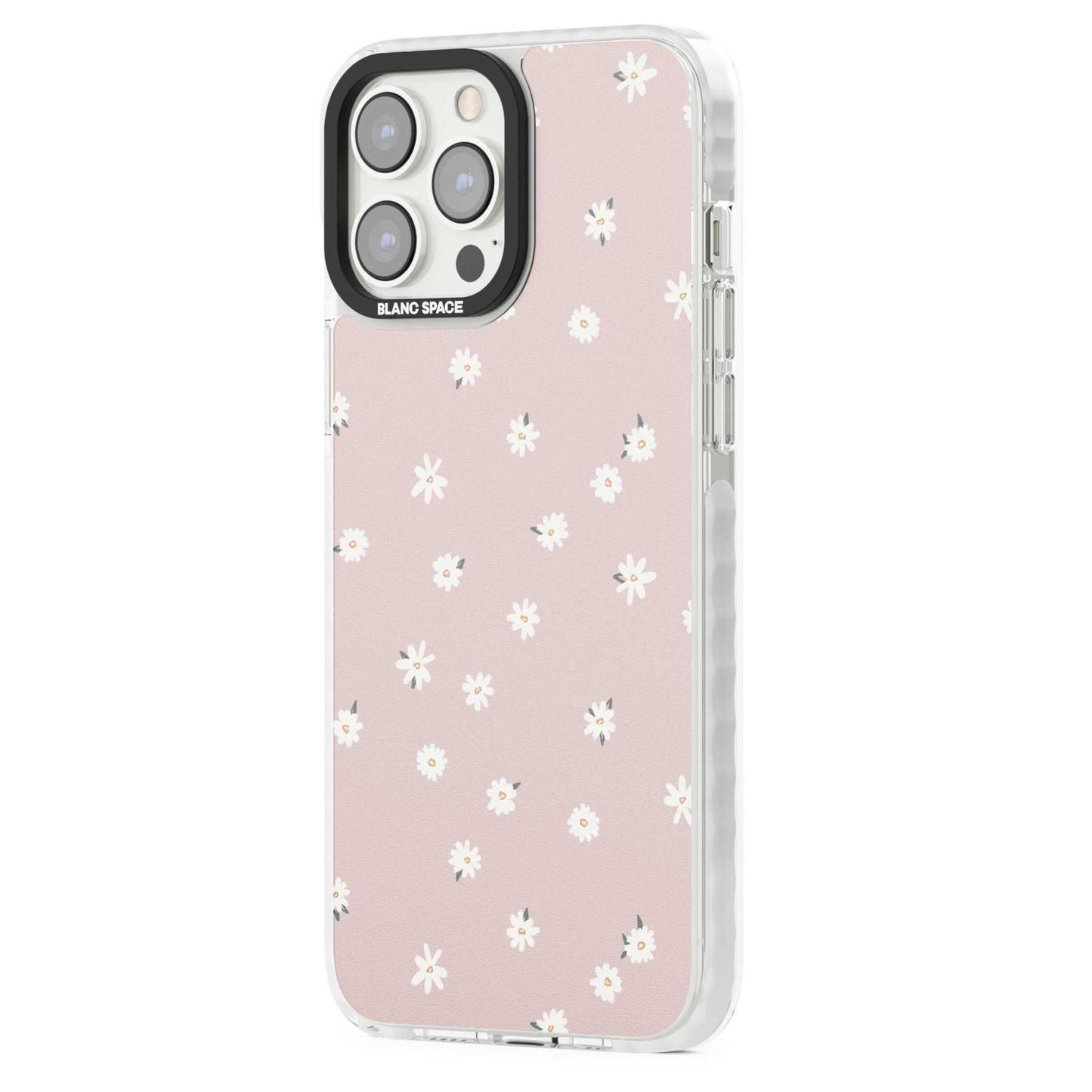 Painted Daises On Pink