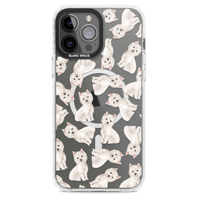 Motif de chien Westie