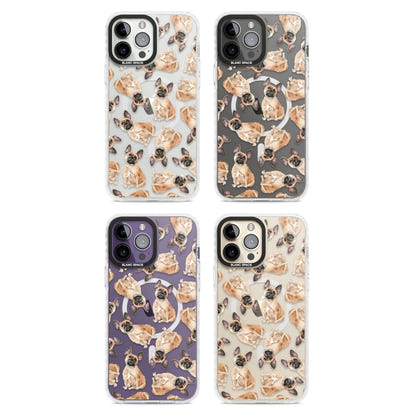 French Bulldog Watercolour Pattern