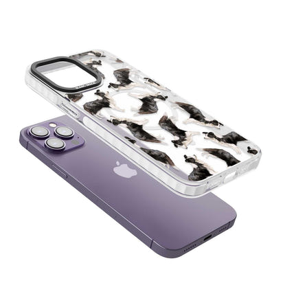 Border Collie Pattern Watercolour