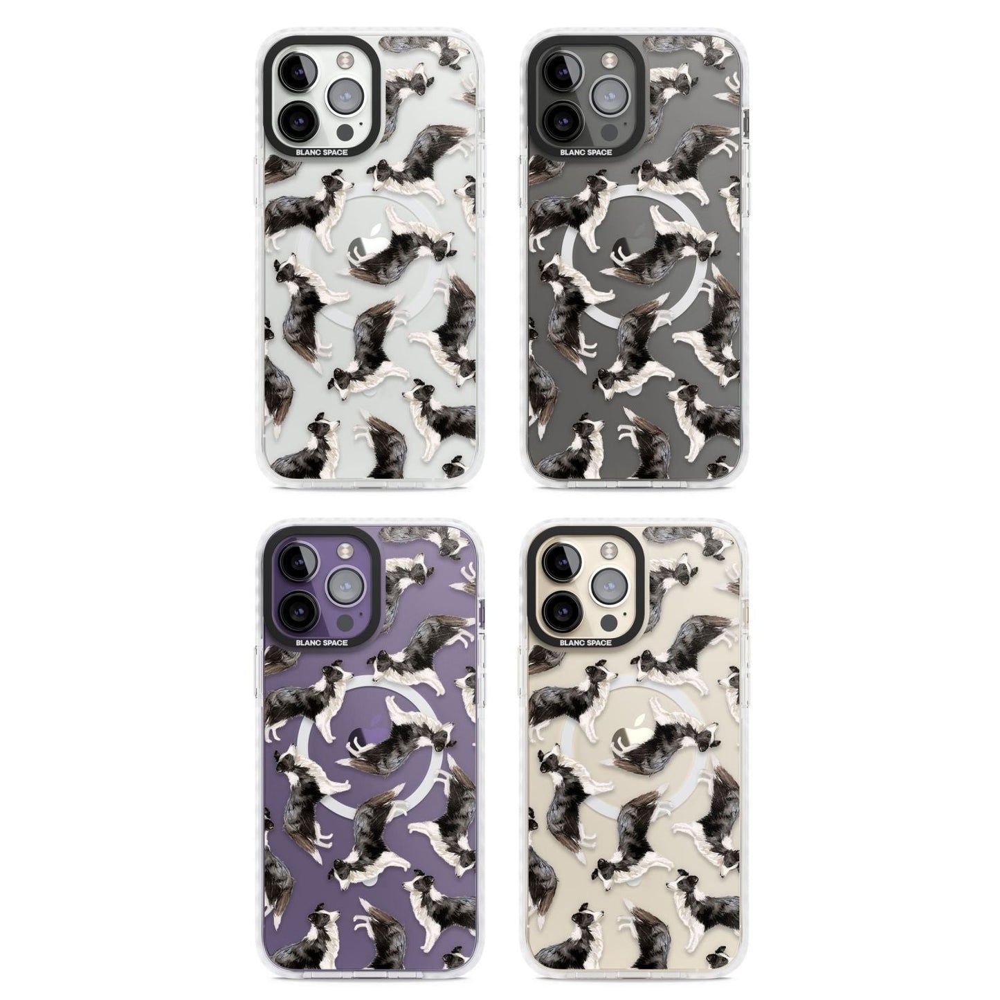 Border Collie Pattern Watercolour