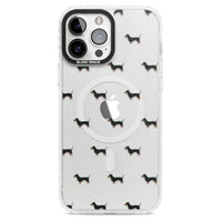 Dachshund Pattern Clear