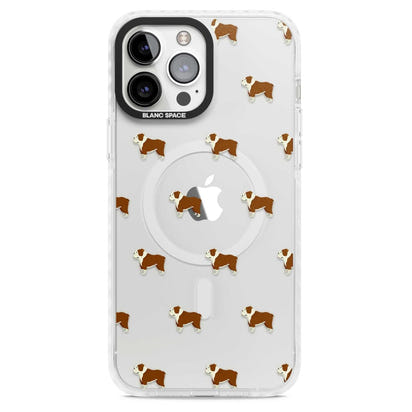 Motif bouledogue clair