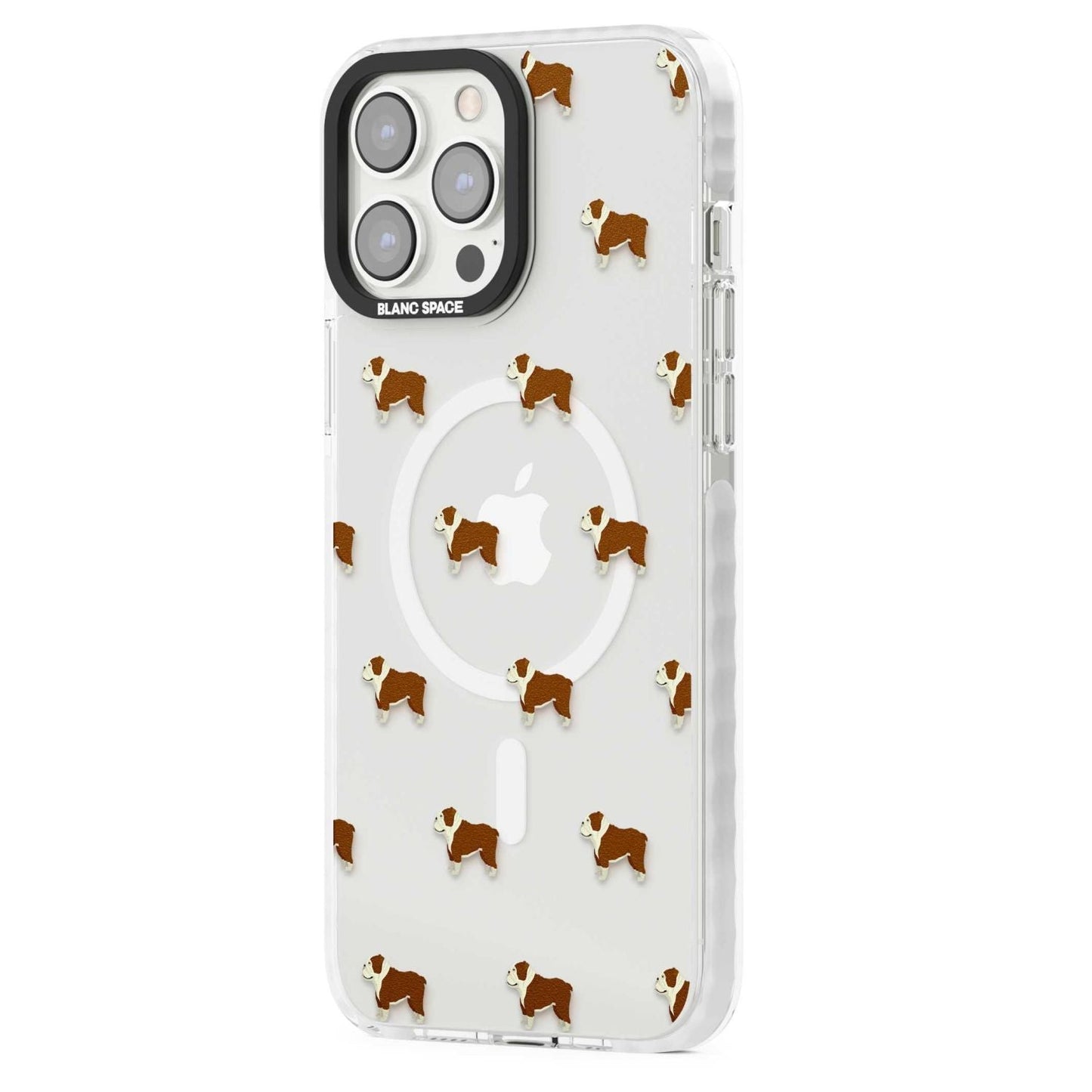 Motif bouledogue clair