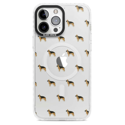 German Shepherd Pattern Clear