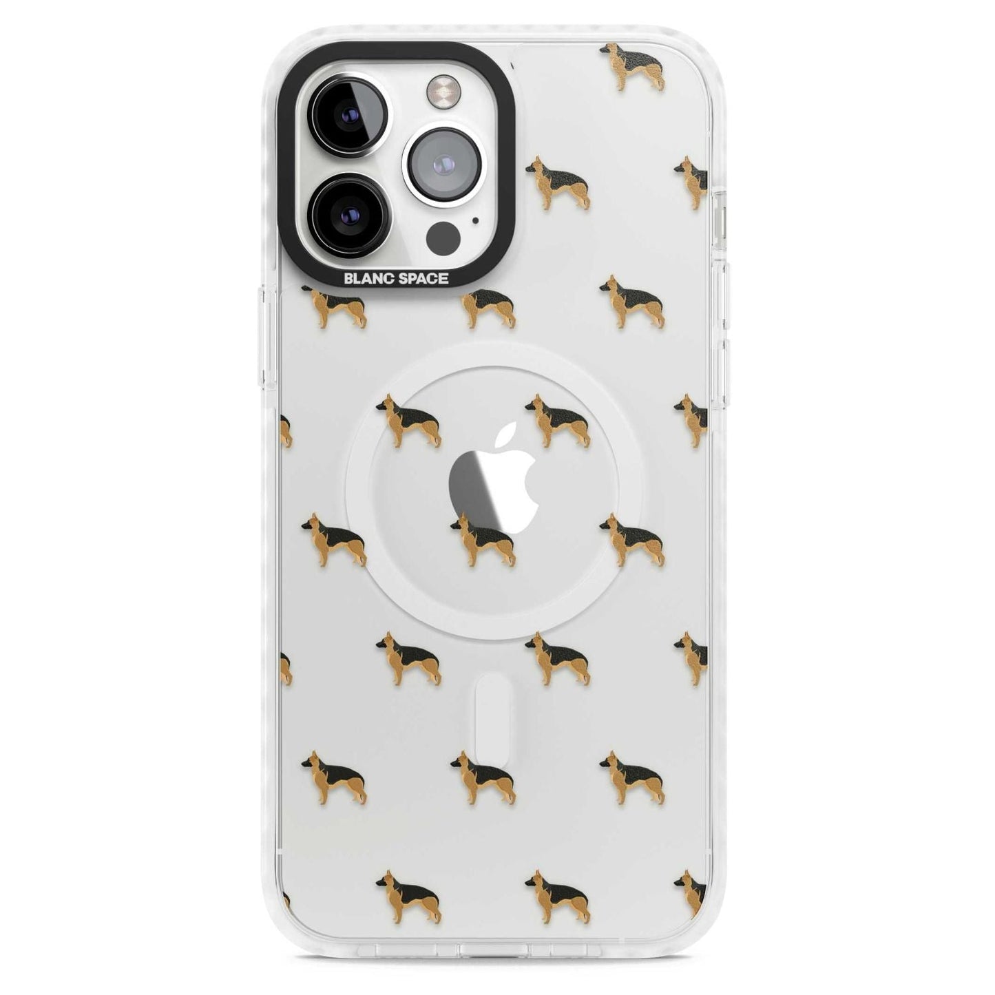 German Shepherd Pattern Clear