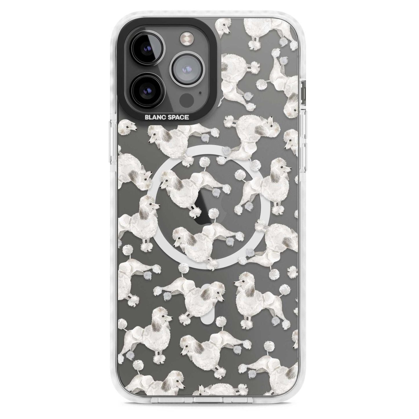 Pudel-Aquarellmuster