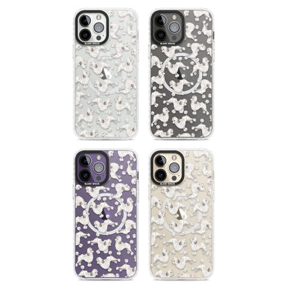 Pudel-Aquarellmuster