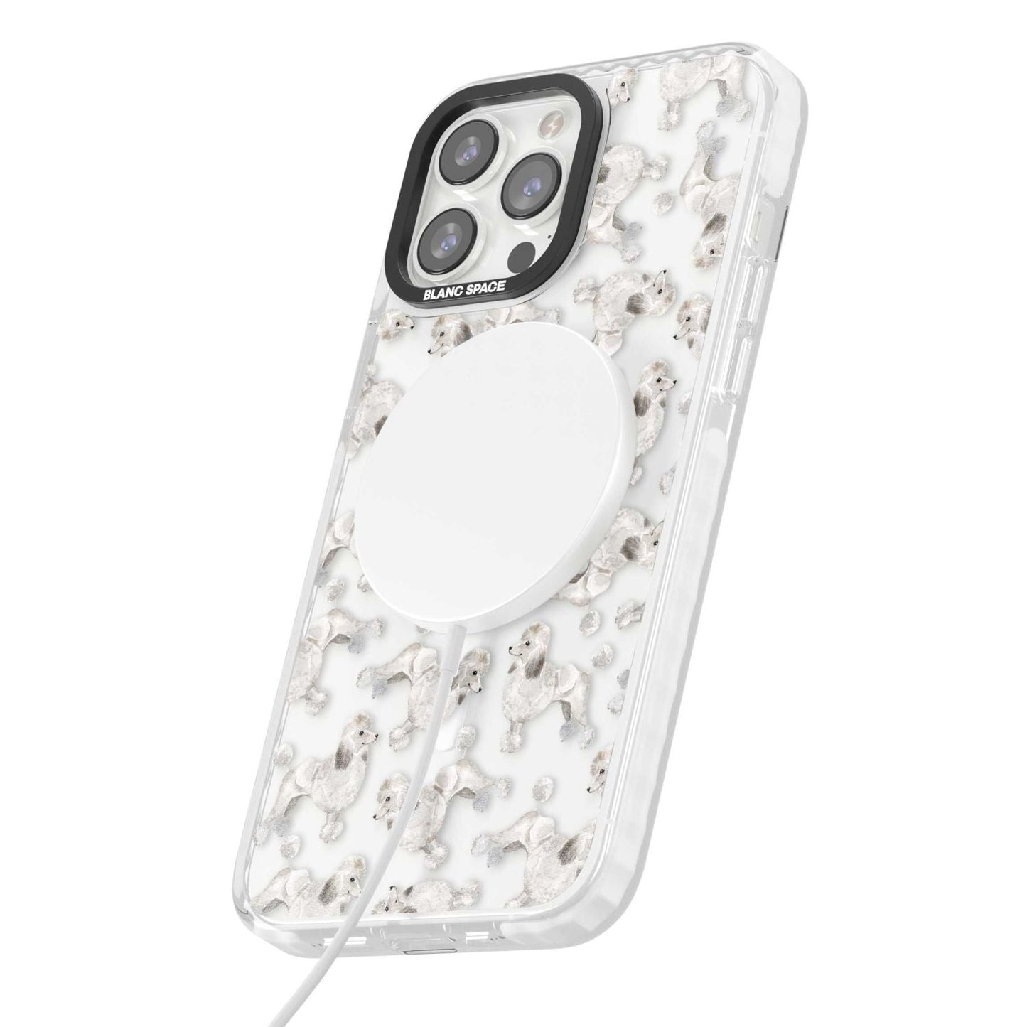 Pudel-Aquarellmuster