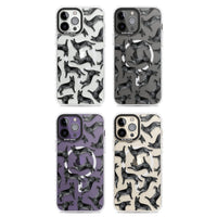 German Shepherd Pattern Black