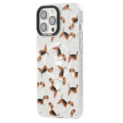 Beagle Watercolor Pattern