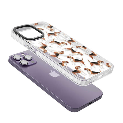 Beagle Watercolor Pattern