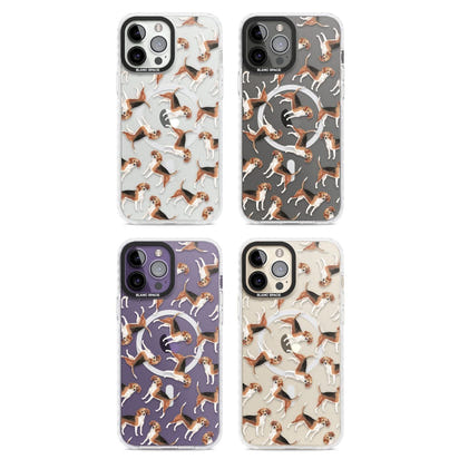 Beagle Watercolor Pattern